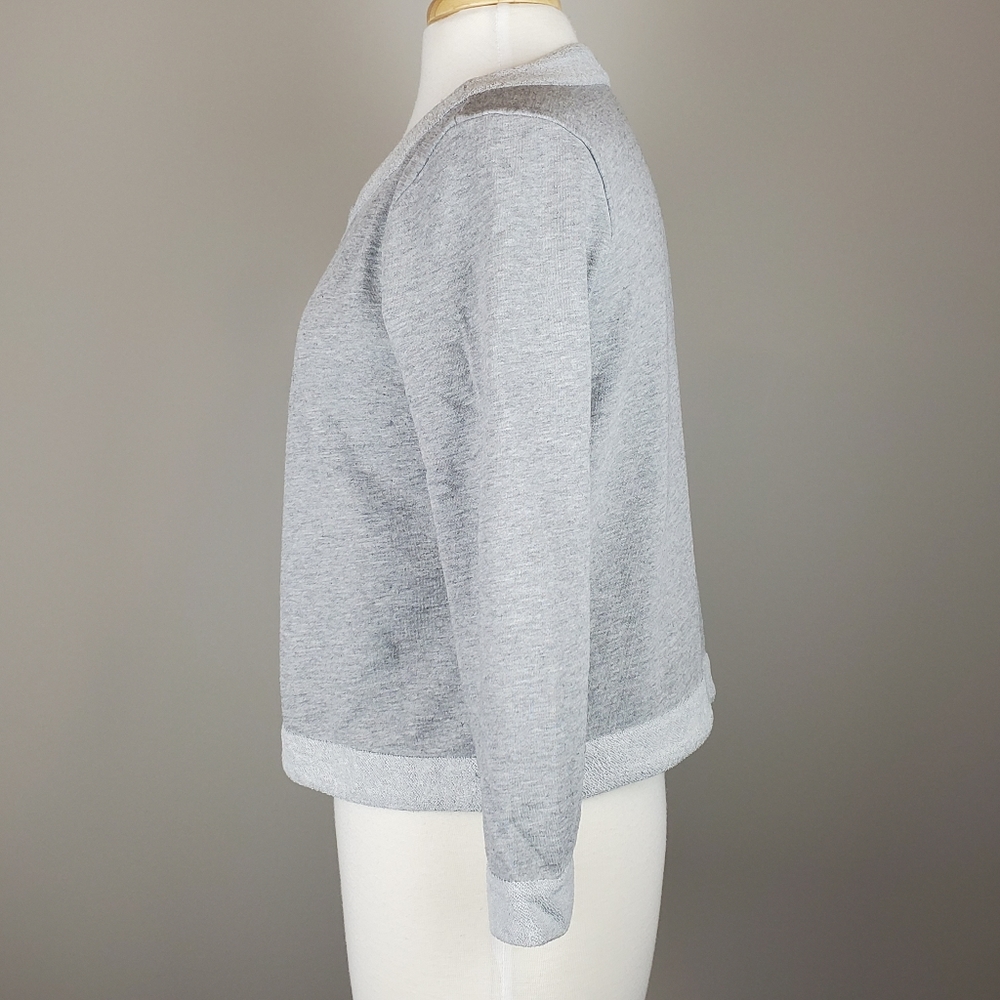 Design 365 French Terry Open Front Top - Picture 2 of 5